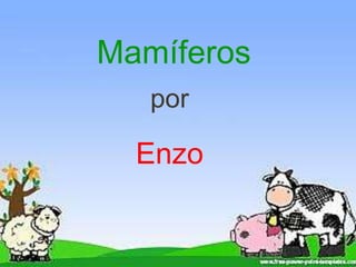 Mamíferos
   por

  Enzo
 