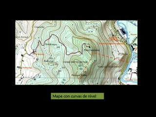 Mapa con curvas de nivel

 
