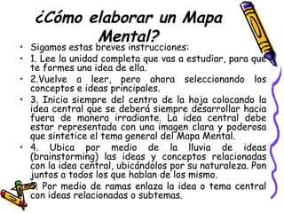 Los mapas conceptuales y los mapas mentales(1)