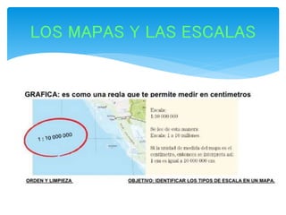 Los mapas y las escalas | PPTX