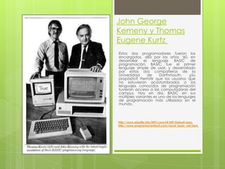 Los mas grandes programadores de la historia | PPTX