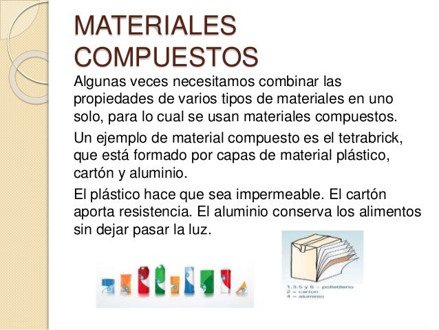 Los materiales