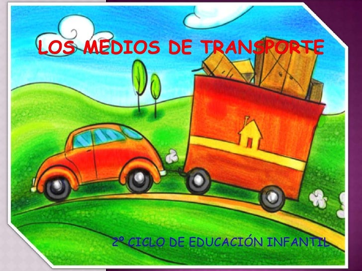 Resultado de imagen de dibujos de medios de transporte para infantil