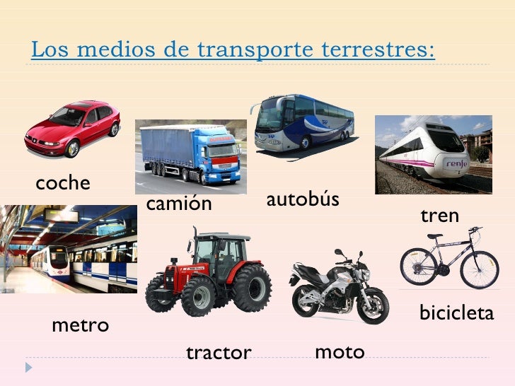 Resultado de imagen de transporte terrestre