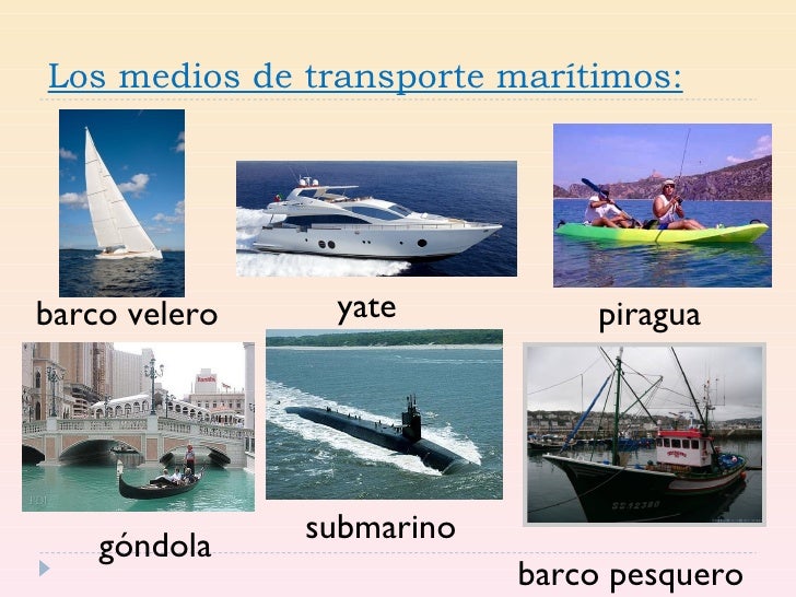 Resultado de imagen de tipos de transportes maritimos