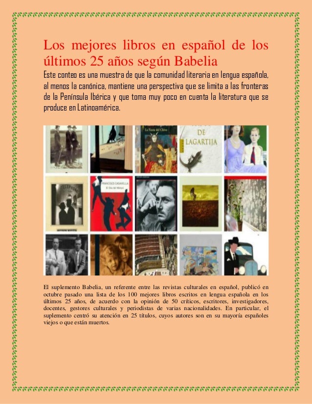 Los mejores libros en espanol 2018 Los mejores libros en espanol 2018