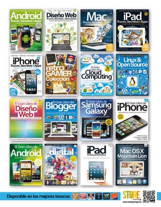 Disponible en los mejores kioscos:
store.axelspringer.es

 