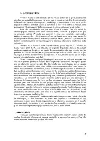 LOS MENORES EN LA RED