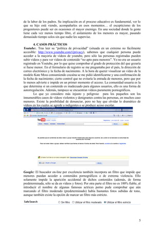 LOS MENORES EN LA RED