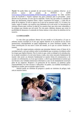 LOS MENORES EN LA RED