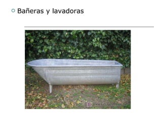 Bañeras y lavadoras 