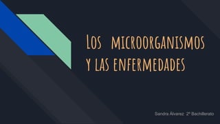 Los microorganismos
y las enfermedades
Sandra Álvarez 2º Bachillerato
 