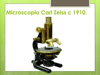 Microscopio Carl Zeiss c 1910.

 