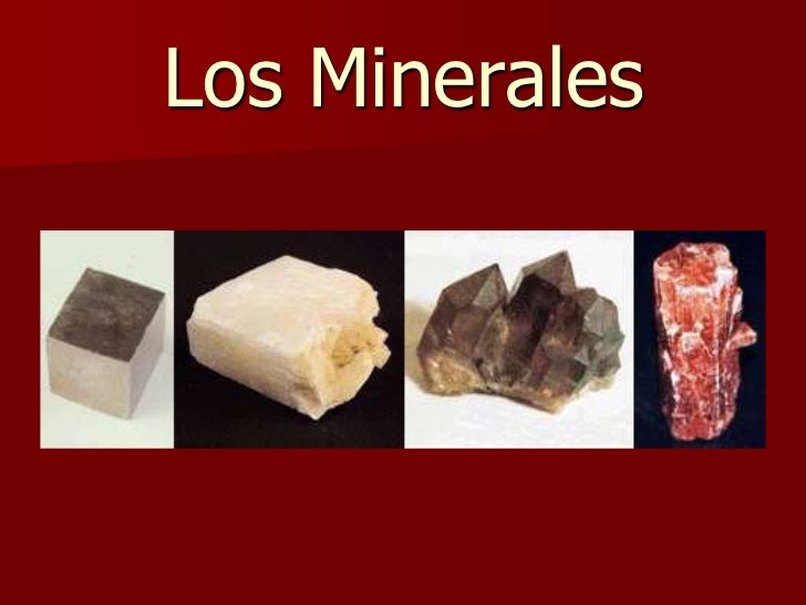 Resultado de imagen de los minerales