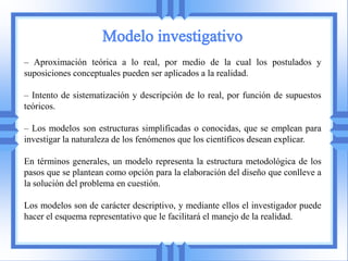 Los modelos de_investigacion