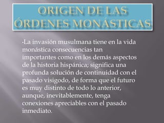 Orden de los CartujosEs una orden contemplativa que fue fundada por San Bruno en el año 1084.Su lema en palabras latinas es StatCruxdumvolviturorbis.(La Cruz estable mientras el mundo da vueltas.)Esta orden incluye 24 casas distribuidas en tres continentes.