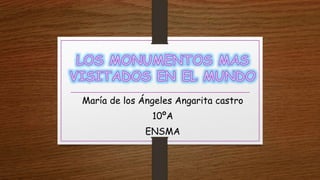 María de los Ángeles Angarita castro
10ºA
ENSMA
 