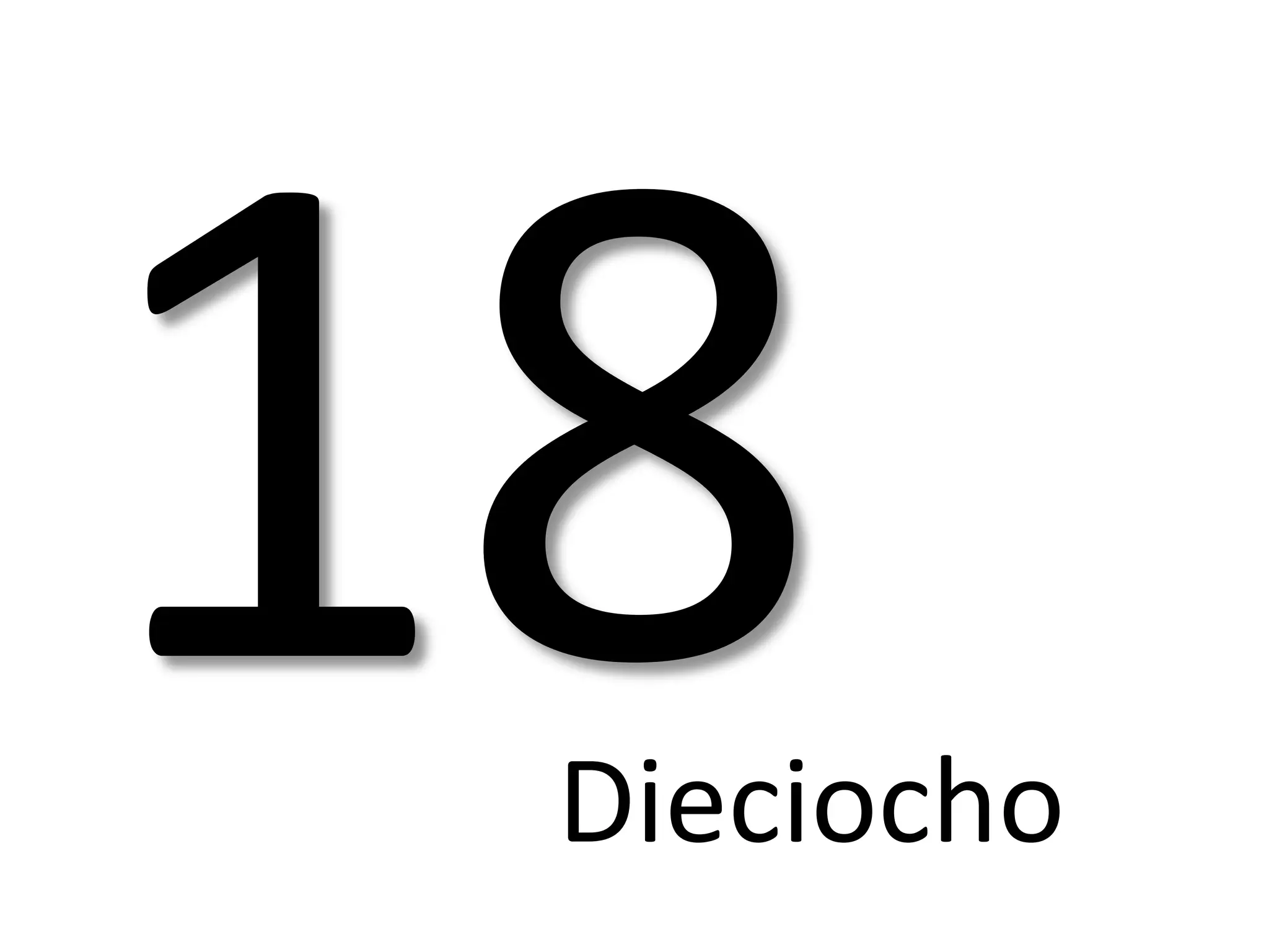 Dieciocho
