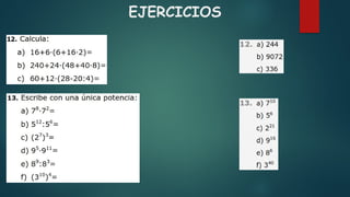 EJERCICIOS
 