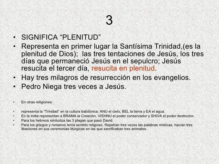 Significado Del Numero 3 En La Biblia