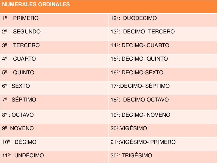Los numerales e indefinidos