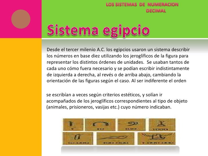 sistema de numeración
