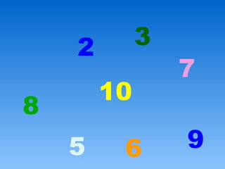 2        3
                 7
        10
8
    5    6       9
 