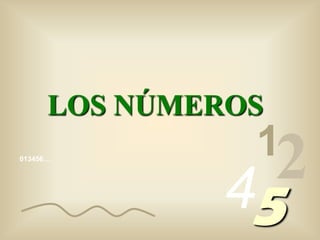 LOS NÚMEROS 1 2 4 013456… 5 