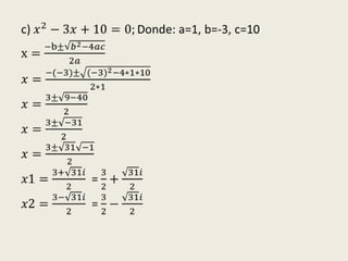 Los numeros complejos