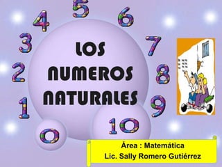 LOS
NUMEROS
NATURALES

          Área : Matemática
     Lic. Sally Romero Gutiérrez
 