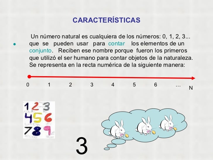 Los numeros naturales 1º año