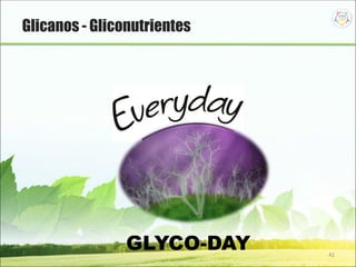 42
Glicanos - Gliconutrientes
GLYCO-DAY
 