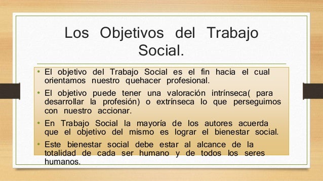 Objeto De Estudio Del Trabajo Social es.slideshare.net