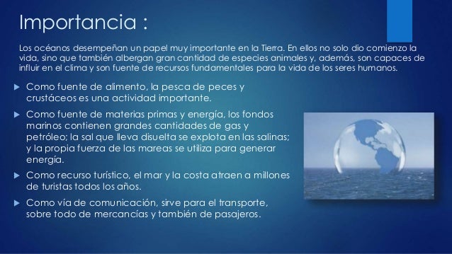 Los océanos del mundo