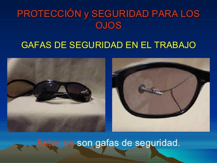 Los ojos de protección y seguridad