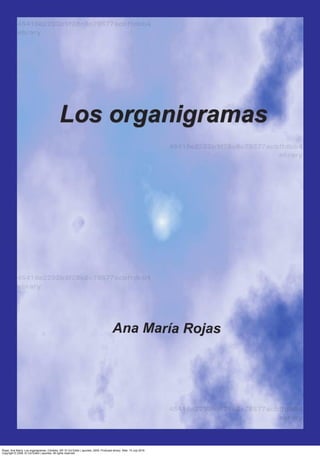 Rojas, Ana María. Los organigramas. Córdoba, AR: El Cid Editor | apuntes, 2009. ProQuest ebrary. Web. 15 July 2016.
Copyright © 2009. El Cid Editor | apuntes. All rights reserved.
 