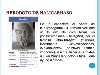 Herodoto - Padre De La Historiografia
