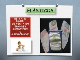 ELÁSTICOS
DE 2 A 23
KILOS.
DE VENTA EN
GRANDES
SUPERFICIES
Y
SUPERMERCADOS
 