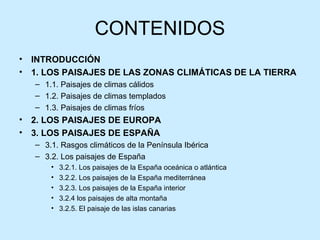 Los paisajes de la Tierra | PPT