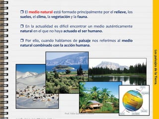 LOS PAISAJES DE LA TIERRA | PDF