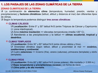 LOS PAISAJES DE LA TIERRA | PPT