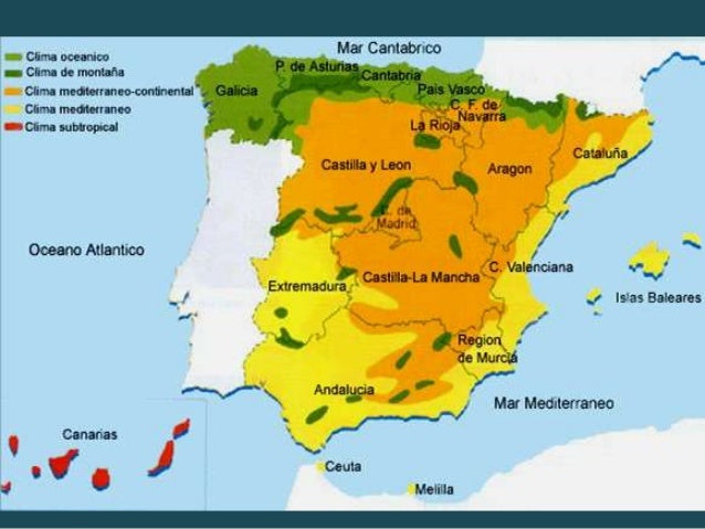 Los paisajes naturales de España.