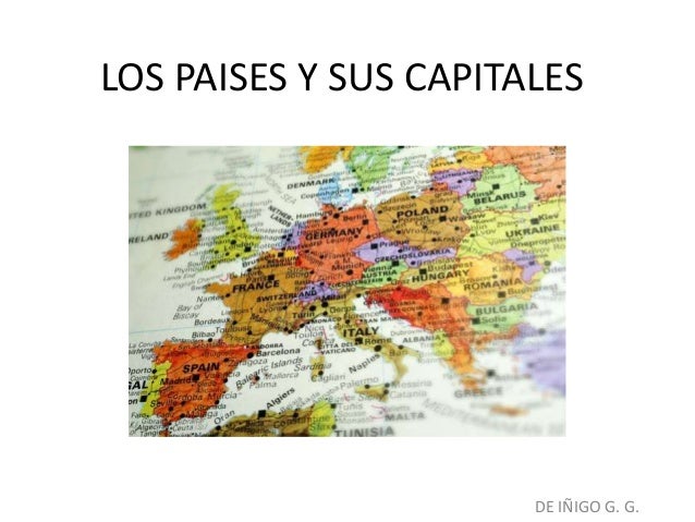 Los paises y sus capitales