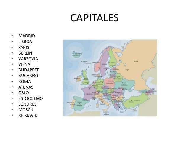 Los paises y sus capitales