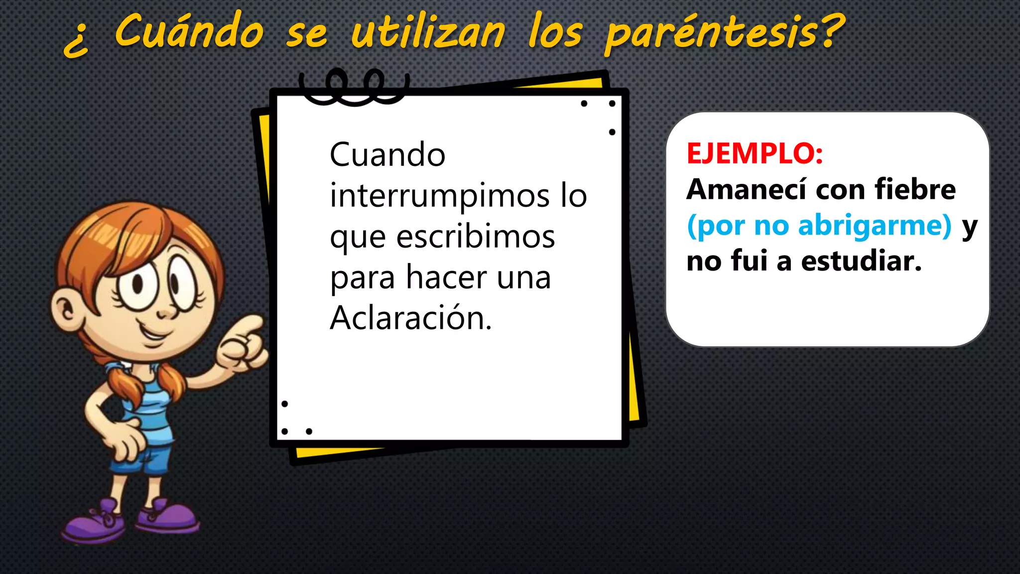 Los parentesis y comillas | PPTX