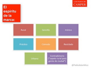 Marketingdyas: Los pasos de camper ceu