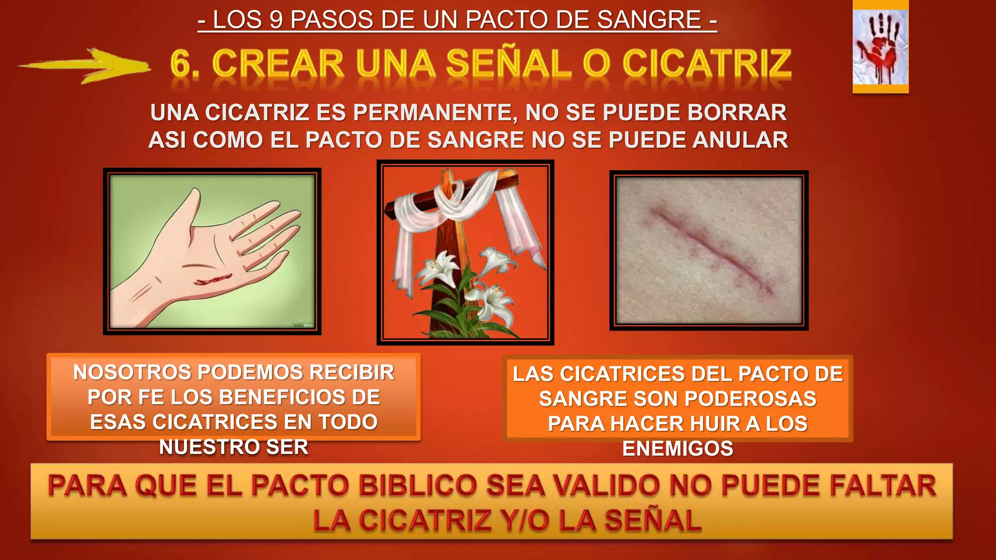 9 PASOS DE UN PACTO DE SANGRE 7