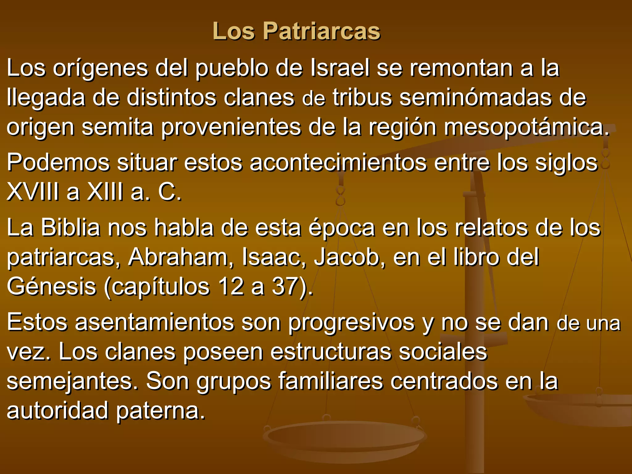 Los Patriarcas | PPT