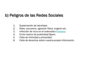 Los peligros de las redes sociales e internet | PDF