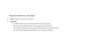 Los Peligros de las Redes Sociales en Menores.pptx
